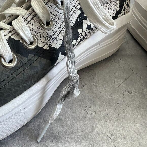 Converse Chuck Taylor All Star Move Platform Authentic Glam Black Shoe Size 8.5 - Picture 7 of 12